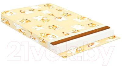 Матрас в кроватку Баюшка Холкон/кокос 6x60x120 / ХК6