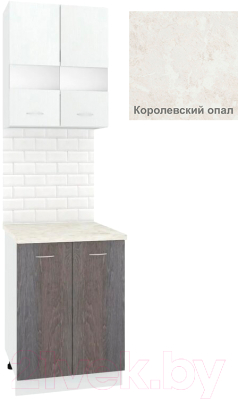 Комплект кухонных модулей Кортекс-мебель Корнелия Экстра 60рс2д - фото