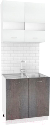 Комплект кухонных модулей Кортекс-мебель Корнелия Экстра 80м - фото