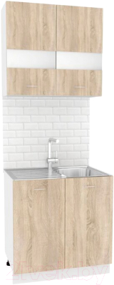 Комплект кухонных модулей Кортекс-мебель Корнелия Экстра 80м - фото