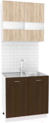 Комплект кухонных модулей Кортекс-мебель Корнелия Экстра 80м - фото