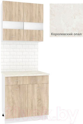 Комплект кухонных модулей Кортекс-мебель Корнелия Экстра 80р1ш - фото