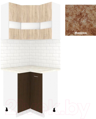 Комплект кухонных модулей Кортекс-мебель Корнелия Экстра угловой - фото