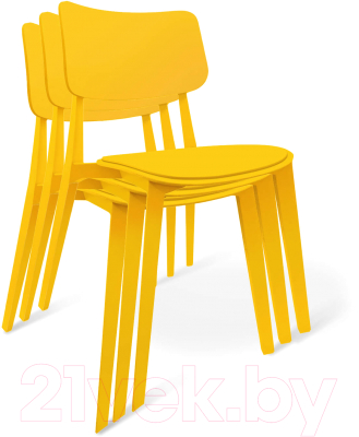 Стул Sheffilton SHT-S110-P (желтый)