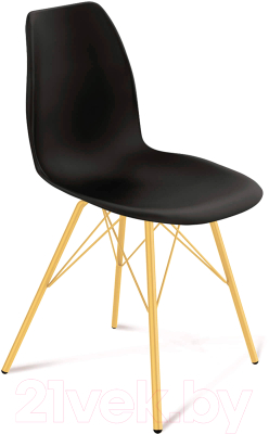 Стул Sheffilton SHT-ST29/S37 (черный/золото) - фото