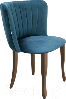 Стул Sheffilton SHT-ST36-1/S122 (тихий океан/темный орех/черный муар) - фото