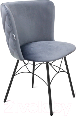 Стул Sheffilton SHT-ST36-3/S107 (нейтральный серый/черный муар) - фото