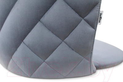 Стул Sheffilton SHT-ST36-3/S107 (нейтральный серый/черный муар)