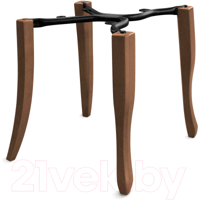 Стул Sheffilton SHT-ST38/S122 (угольно-серый/темный орех/черный муар)