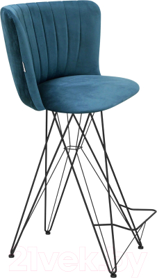 Стул барный Sheffilton SHT-ST36-1/S66 (тихий океан/черный муар) - фото