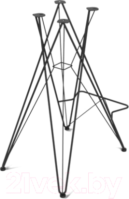 Стул барный Sheffilton SHT-ST36-1/S66 (тихий океан/черный муар)