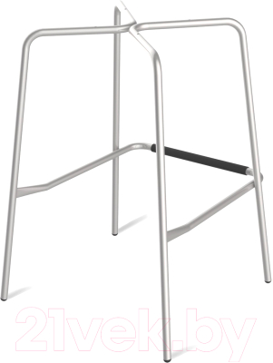 Стул барный Sheffilton SHT-ST36-3/S29 (нейтральный серый/хром/лак)