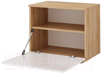 Тумба в прихожую Памир Италия О-600 (дуб сонома/белый глянец)