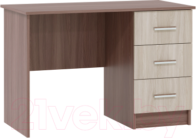 Письменный стол Памир ПКС-3 (ясень шимо темный/ясень шимо светлый) - фото