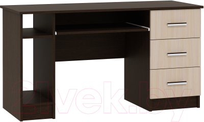 Письменный стол Памир ПКС-4 (венге/дуб белфорт) - фото