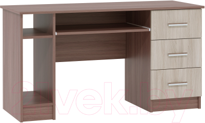 Письменный стол Памир ПКС-4 (ясень шимо темный/ясень шимо светлый) - фото