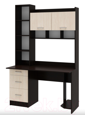 Компьютерный стол Памир ПКС-5 (венге/дуб белфорт) - фото