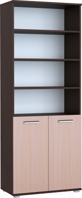 Стеллаж Памир ПКС-8 185.2x38.4x71.8 (венге/дуб белфорт) - фото