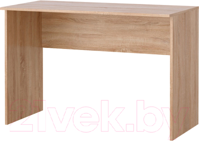 Письменный стол Памир ПКС-9 (дуб сонома/белый глянец) - фото