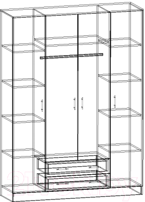 Шкаф Памир София Квадро