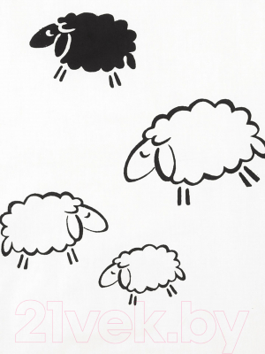 Наволочка для малышей Amarobaby Овечки / AMARO-5002-O