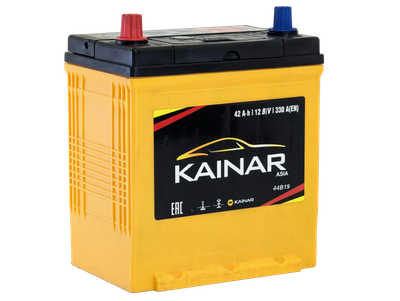 Автомобильный аккумулятор Kainar Asia 42 JL+ 350A / 037 26 46 03 0021 02 03 0 R - фото