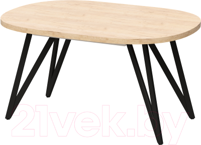 Обеденный стол Millwood Женева 3 Л D100x140x100x76 - фото