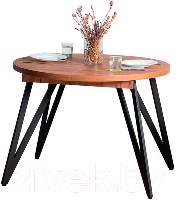 Обеденный стол Millwood Женева 3 Л D100x140x100x76 - фото