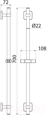 Душевая стойка Iddis Bild BIL7000i17