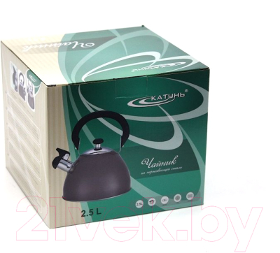 Чайник со свистком Катунь КТ-106B (шоколад)