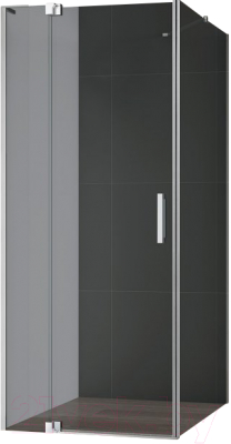 Душевой уголок Cezares SLIDER-AH-1-100-70/80-GRIGIO-Cr - фото