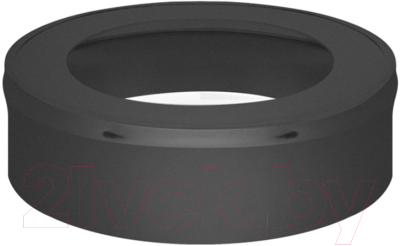 Заглушка дымохода Везувий 0.5мм д.150x250 (черный) - фото