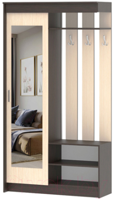 Секция в прихожую Памир ПВ-5 (венге/дуб белфорт) - фото