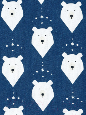 Плед для малышей Amarobaby Растем вместе Белые медведи / AMARO-62RV-BM