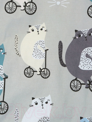 Плед для малышей Amarobaby Растем вместе Велосипедисты / AMARO-62RV-Ve