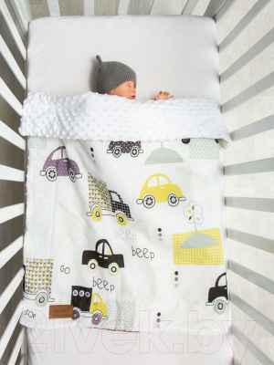 Плед для малышей Amarobaby Растем вместе Город / AMARO-62RV-Gd