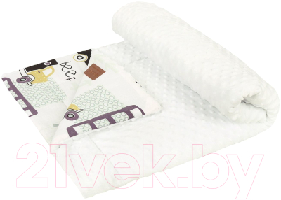 Плед для малышей Amarobaby Растем вместе Город / AMARO-62RV-Gd