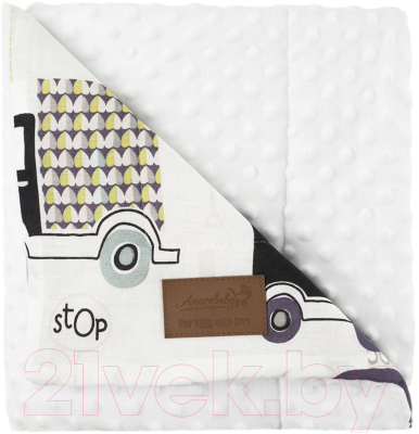 Плед для малышей Amarobaby Растем вместе Город / AMARO-62RV-Gd