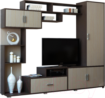 Стенка Памир Пекин (венге/дуб белфорт) - фото