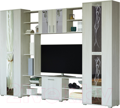 Стенка Памир Прага (ясень анкор светлый) - фото