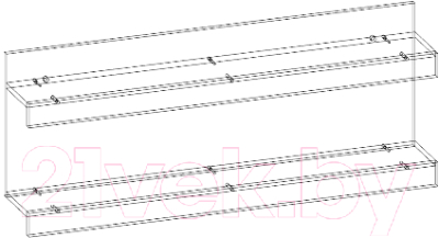 Полка Памир Соната НПС-1200