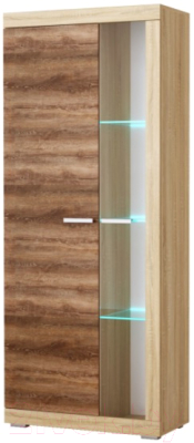 Шкаф Памир Соната ШВС-800 (дуб сонома/дуб сакраменто) - фото