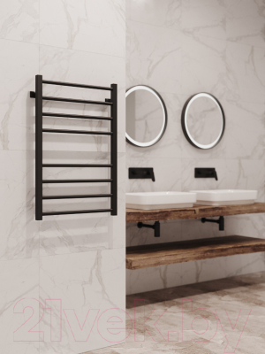 Полотенцесушитель водяной Stinox Classic 50x80 / cl80 Ral 9005