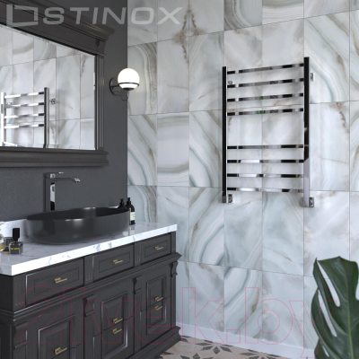 Полотенцесушитель водяной Stinox Quatro 50x80 / qu80