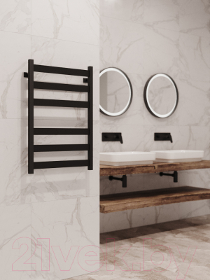 Полотенцесушитель водяной Stinox San Remo 50x80 / san80 Ral 9005