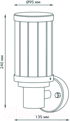 Светильник уличный Gauss Vega GD021