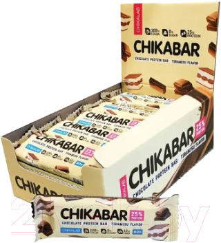 Набор протеиновых батончиков Chikalab Тирамису - фото