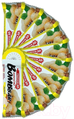 Набор протеиновых батончиков Bombbar Арахис