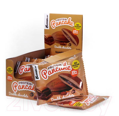 Протеиновое пирожное Bombbar Двойной шоколад