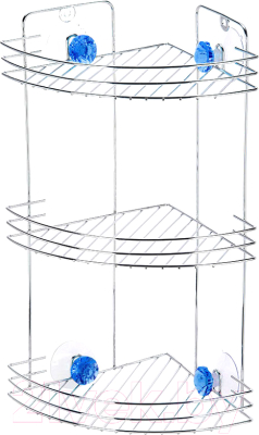 Полка для ванной Рыжий кот Бриллиант W2672С / 310779 (синий) - фото